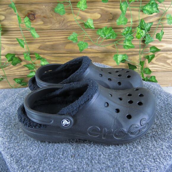 Crocs Women's Clog Black Synthetic Sz 8 Medium Gently Used 2025 - Picture 3 of 6